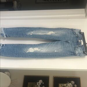 Distressed Blue Jeans by KanCan